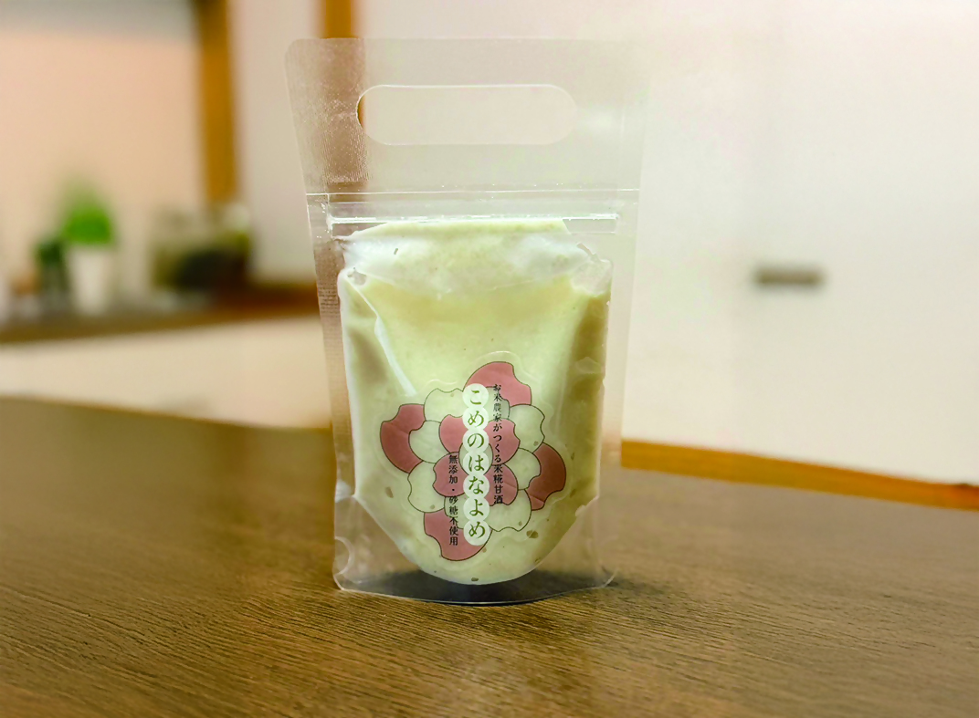 「砂糖不使用　飲む米糀甘酒プリン」の画像